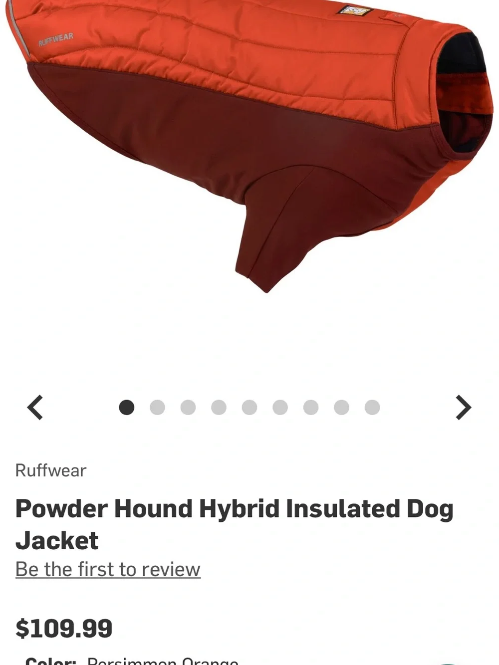 Green Powderhound Puffy Dig Down Jacket - S